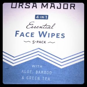 Ursula major face wipes 5 count
